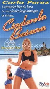 Capa do VHS da obra-prima Cinderela Baiana, com Carla Perez.