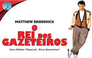 Capa do DVD de O Rei dos Gazeteiros em Portugal.